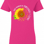 Sunflowers Cows Ladies T-Shirt, Ladies T-Shirt, Heliconia
