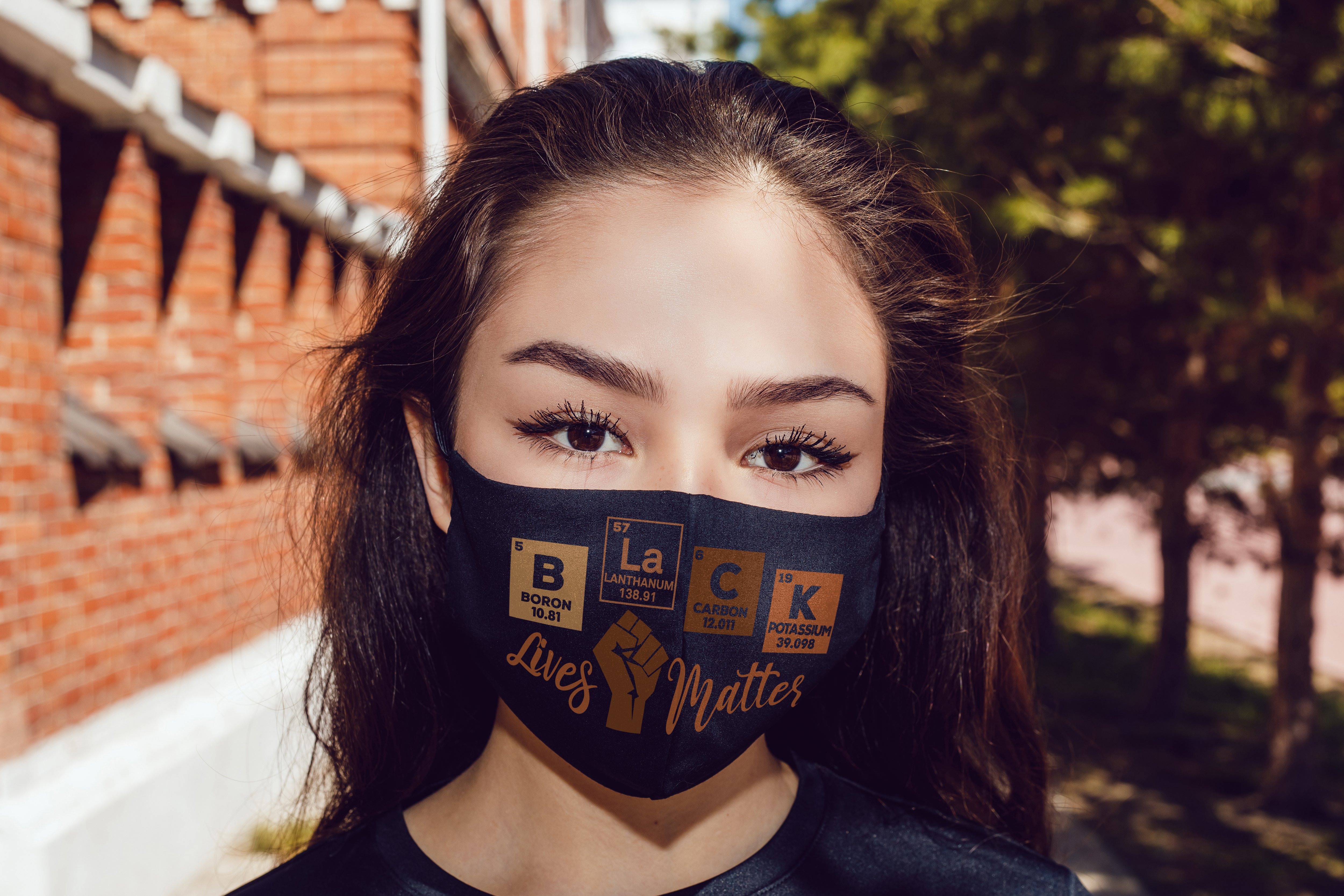 4Th. Black Lives Matter mask mk
