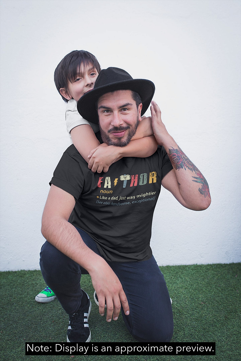 Fathor Like A Dad Just Way Mightier Fa Thor T Shirt T-Shirt - Father Day Papa Day Tee Shirt