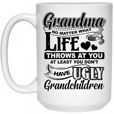 15 oz. White Mug