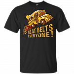 Seat Belts Everyone T-Shirt - Funny School Bus Driver Shirt