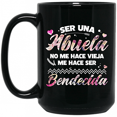 15 oz. Black Mug