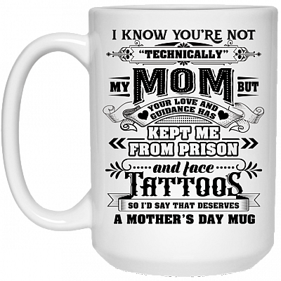 15 oz. White Mug