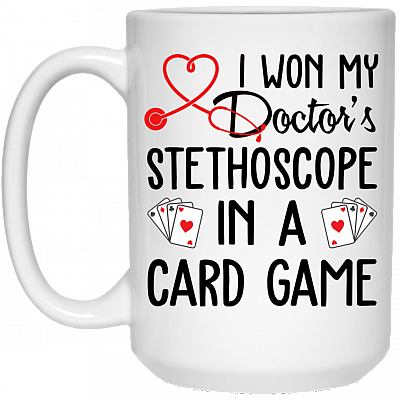 15 oz. White Mug