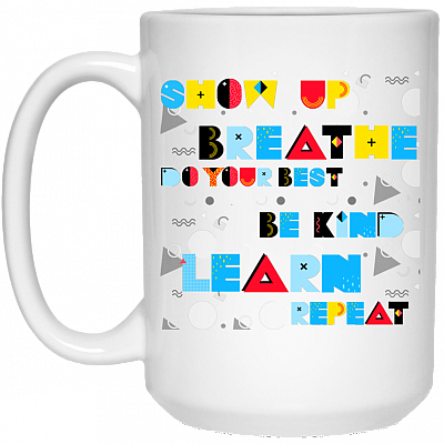 15 oz. White Mug