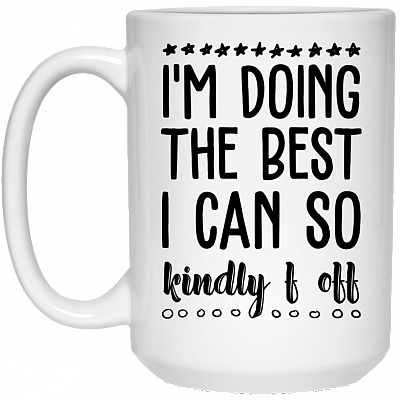 15 oz. White Mug