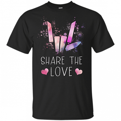 Share for Love Funny Fingers T-Shirt - Sharer Shirt Gift