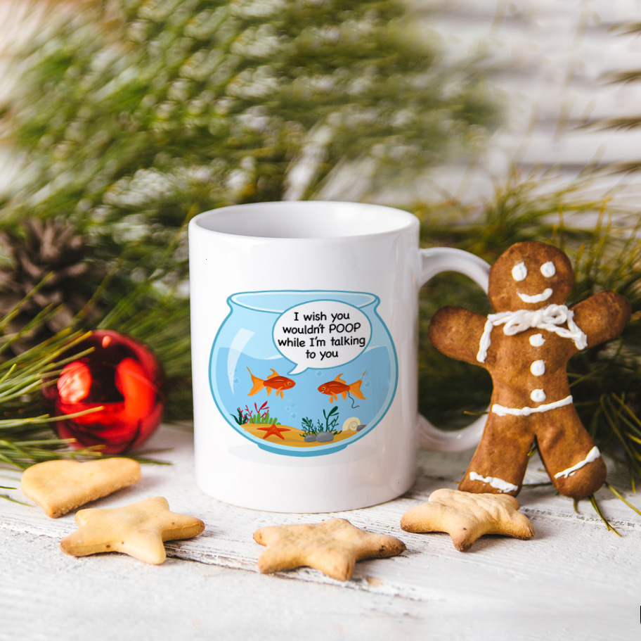 8O.Poop Talking Christmas Mug Mockup (Official)