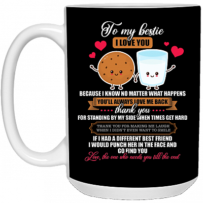 15 oz. White Mug