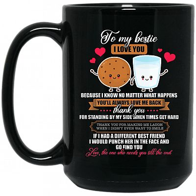 15 oz. Black Mug