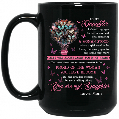 15 oz. Black Mug