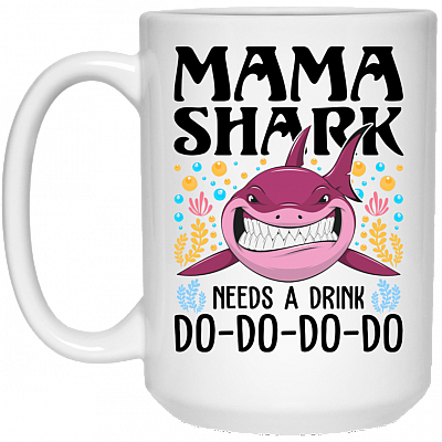 15 oz. White Mug
