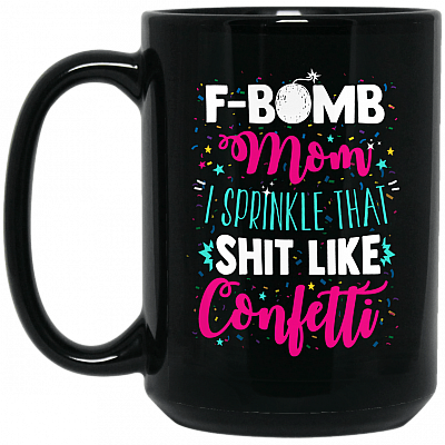 15 oz. Black Mug