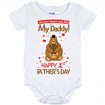 No One Love Me Like My Daddy Baby Onesie - 1st Happy Father Day Gift