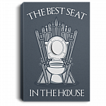 The Best Seat In The House Gallery Wrapped Framed Canvas Prints - Unframed Poster - Home Decor Wall Art