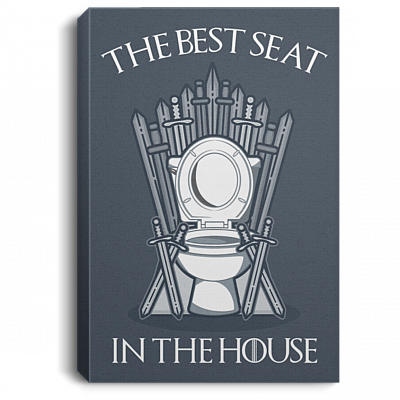 The Best Seat In The House Gallery Wrapped Framed Canvas Prints - Unframed Poster - Home Decor Wall Art
