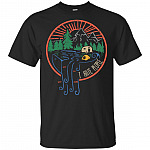 I Hate People Camping Sunset Vintage T-Shirt - Funny Happy Camper Hiking Outdoor Nature Fishing Mountain Lover Retro Shirt