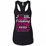 The Roses Are Dead The Violets Are Rotten I'm Freaking Crazy Cotton Tank Top Tee - Ladies Racerback Tank
