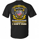 I Am A Perfect Example of A Grumpy Old Man I was Born in January Print On Back T-Shirt