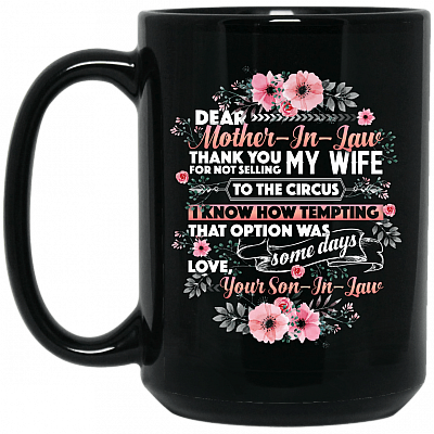 15 oz. Black Mug