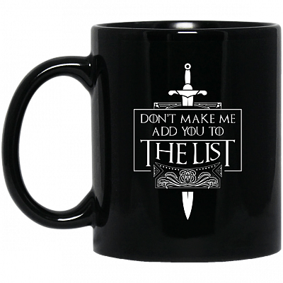 11 oz. Black Mug