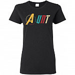 Aunt The Woman The Myth The Bad Influence Ladies Woman Vintage T-Shirt - Funny Family Auntie Bad Influence Gift Ladies Shirt