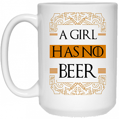 15 oz. White Mug