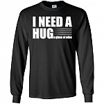 I NEED A HUGe Glass of Wine Hoodie - Long Sleeve - Sweatshirt