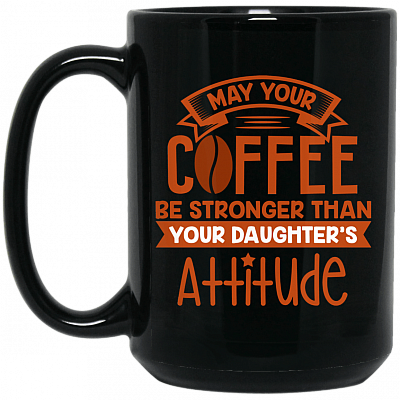 15 oz. Black Mug