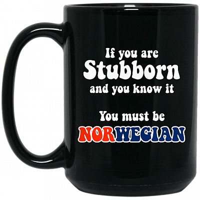 15 oz. Black Mug