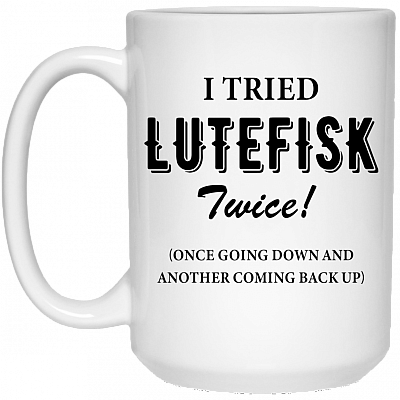 15 oz. White Mug