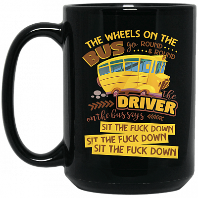 15 oz. Black Mug