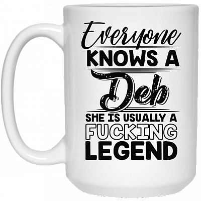 15 oz. White Mug