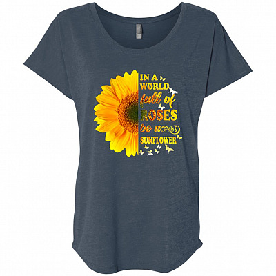 Ladies Triblend Dolman Sleeve