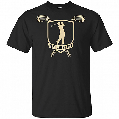 Best Dad By Par T-Shirt - Golf Lover Fathers Day Shirt