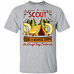Scout-Dad Like A Normal Dad Except Way-Cooler T-Shirt - Great Fathers Day Gift