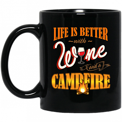 11 oz. Black Mug