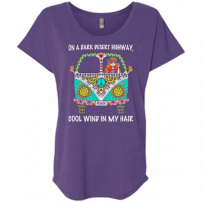 Ladies Triblend Dolman Sleeve