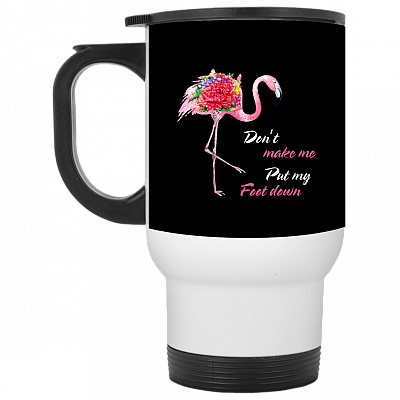 14 oz. White Travel Mug