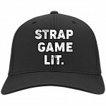 Strap Game Lit Twill Cap - Trucker Hat - Beanie - Knit Cap