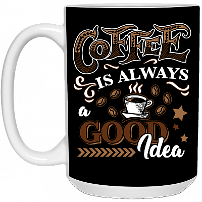 15 oz. White Mug