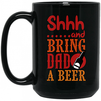 15 oz. Black Mug