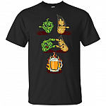 Funny Brew Beer Fusion Malted Barley Hops T-Shirt