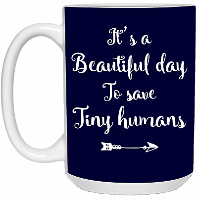 15 oz. White Mug