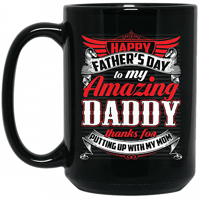 15 oz. Black Mug
