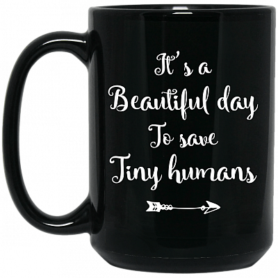 15 oz. Black Mug