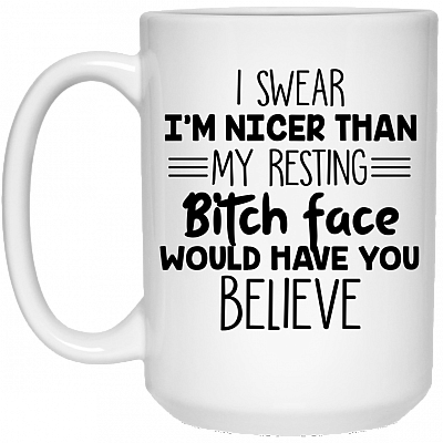 15 oz. White Mug