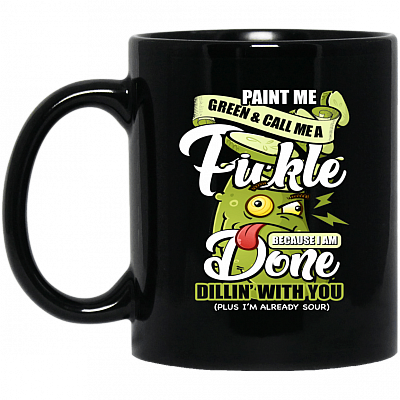 11 oz. Black Mug