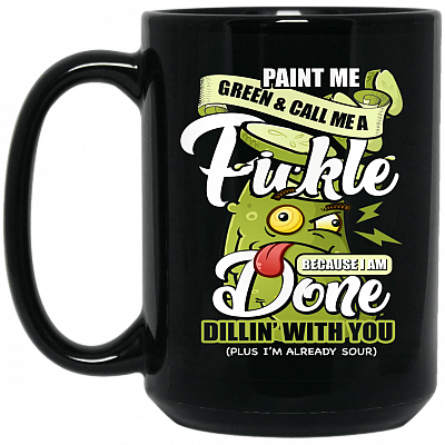 15 oz. Black Mug