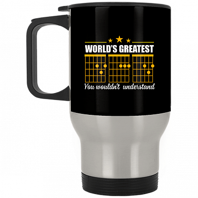 14 oz. Silver Travel Mug